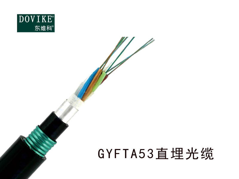 GYFTA53室外鎧裝直埋光纜，24芯埋地光纜